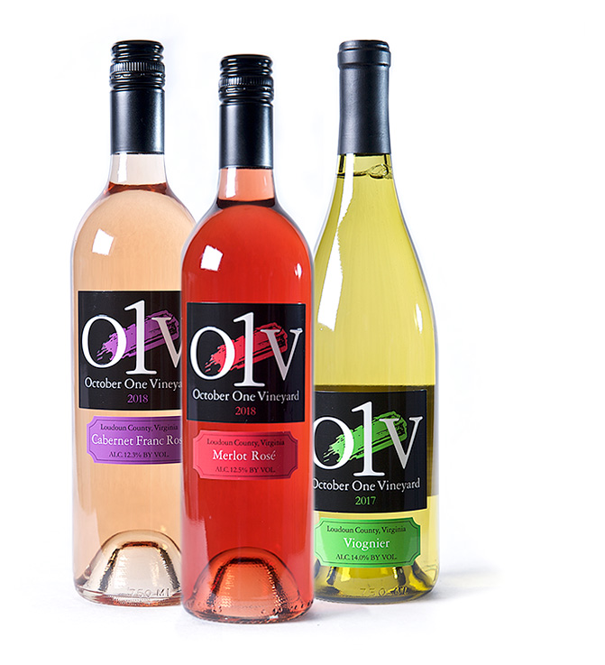 O1V Virginia Wine Club White Wines Bottles